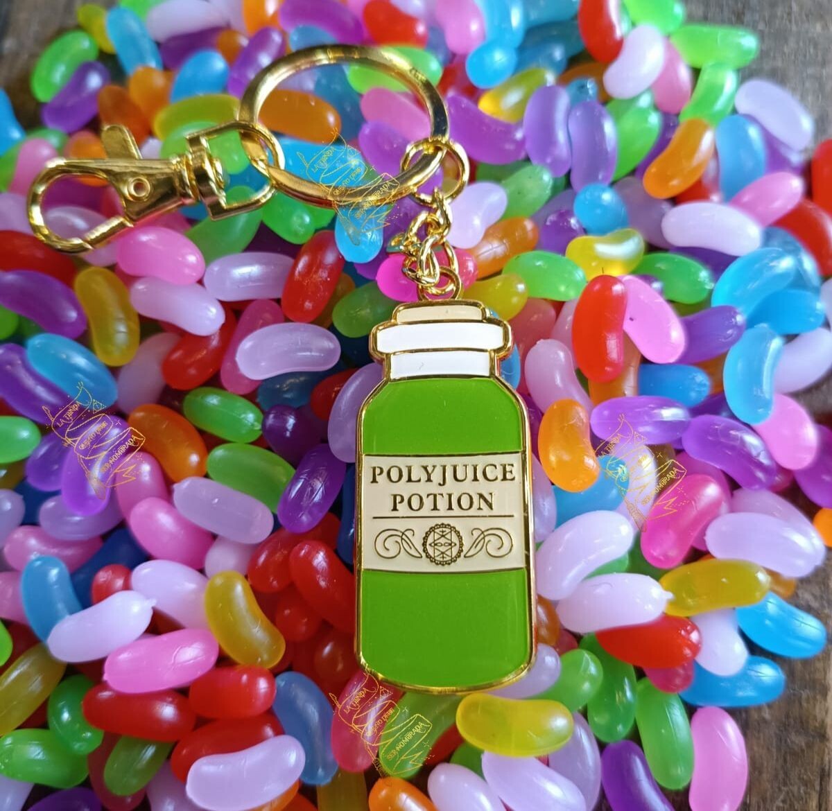 LLAVERO POLYJUICE POTION ALUMBRA OSCURIDAD HARRY POTTER CARAT SHOP