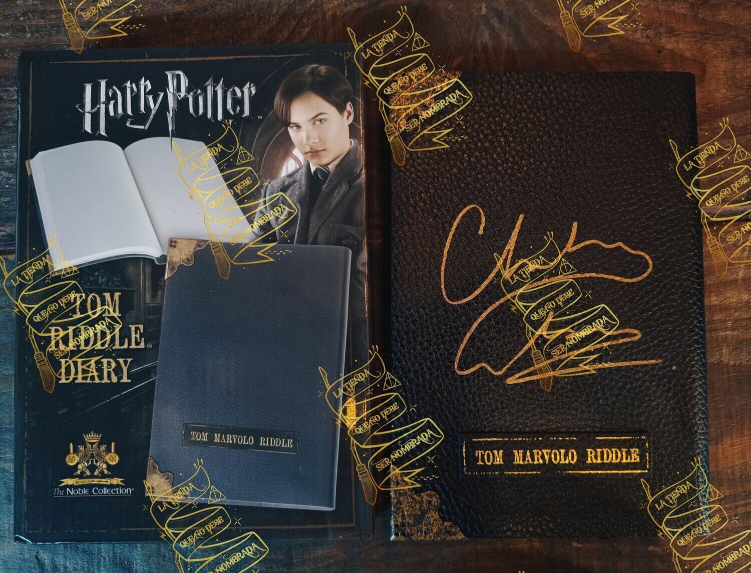 DIARIO TOM RIDDLE FIRMADO POR TOM RIDDLE (CHRISTIAN COULSON)