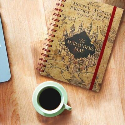 CUADERNO MAPA MERODEADOR HARRY POTTER