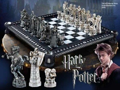 AJEDREZ DESAFIO FINAL HARRY POTTER NOBLE COLLECTION
