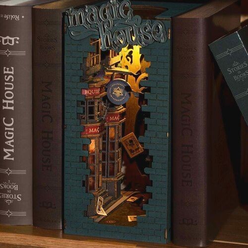 SUJETALIBRO MAQUETA MAGIC HOUSE CALLEJON DIAGON