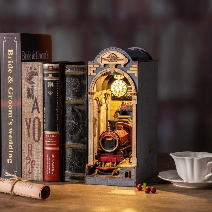 SUJETALIBRO MAQUETA TIME TRAVEL HOGWARTS EXPRESS