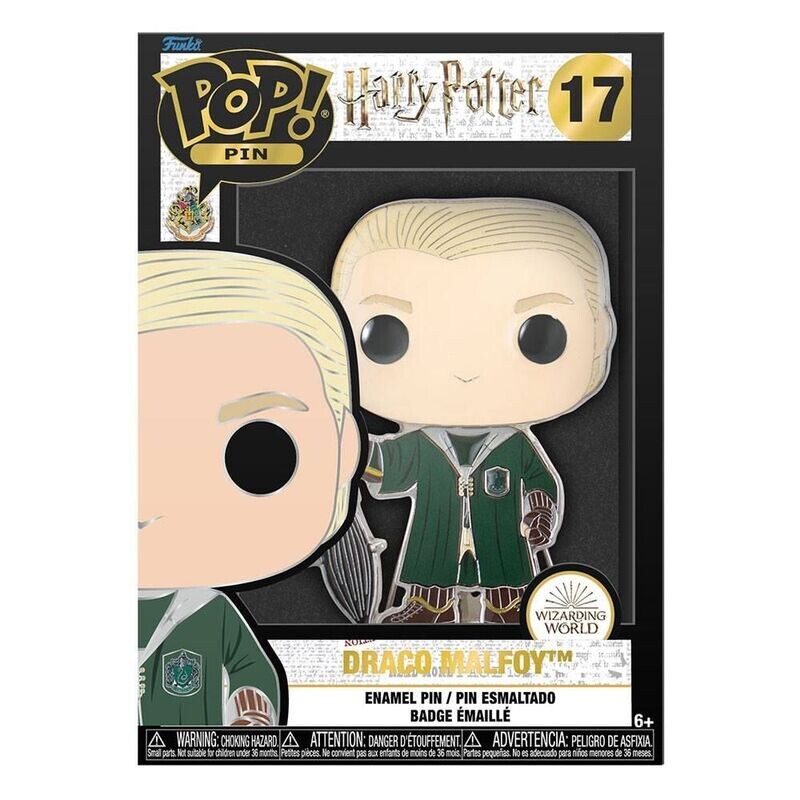 PIN CHAPA DRACO MALFOY Nº17 POP PIN HARRY POTTER