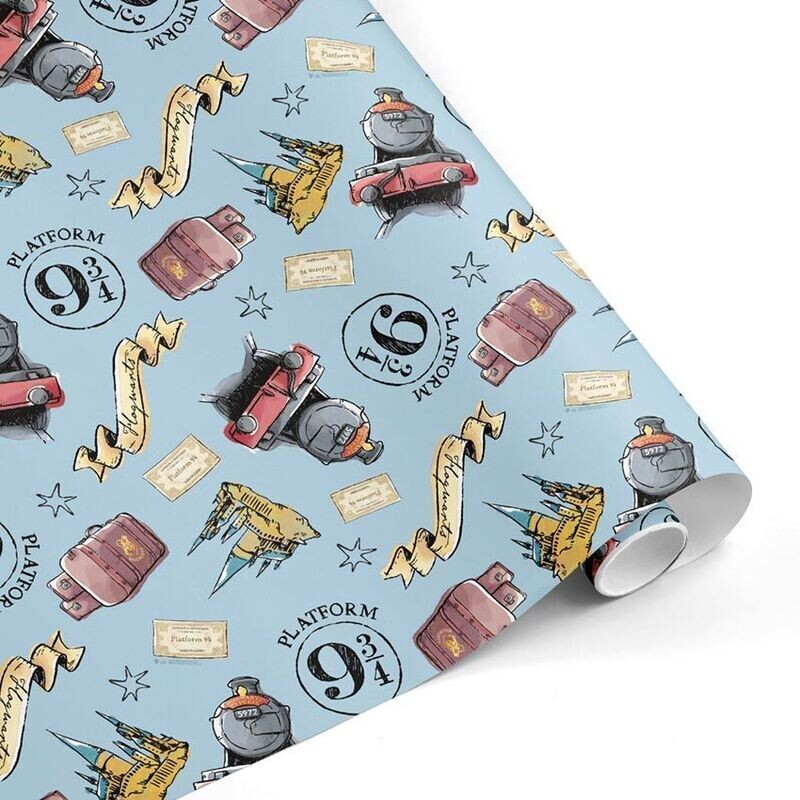 PAPEL REGALO PLATAFORMA 9 3/4 HARRY POTTER