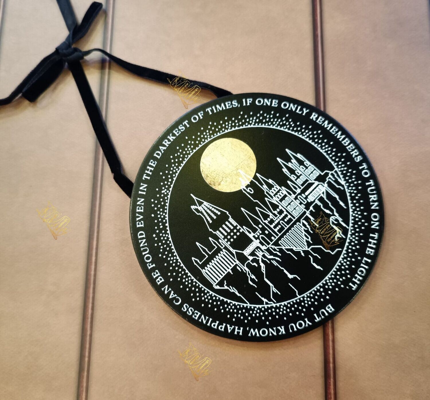 PLACA MADERA ALBUS DUMBLEDORE HOGWARTS HARRY POTTER