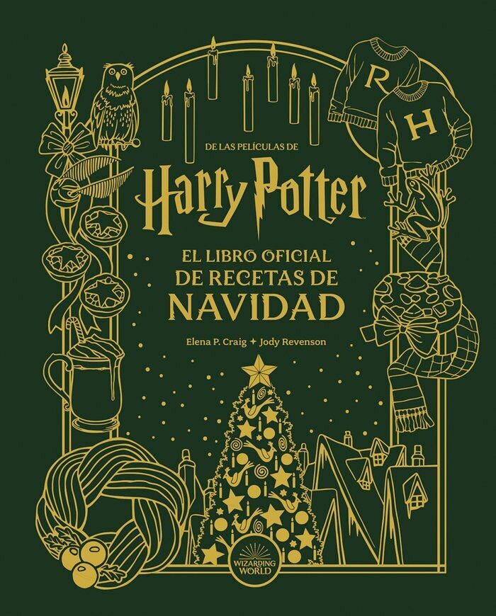 EL LIBRO OFICIAL DE RECETAS NAVIDAD HARRY POTTER