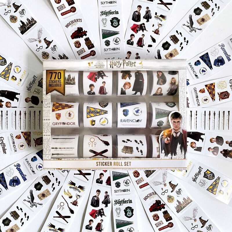 CAJA PEGATINAS 770 UNIDADES HARRY POTTER