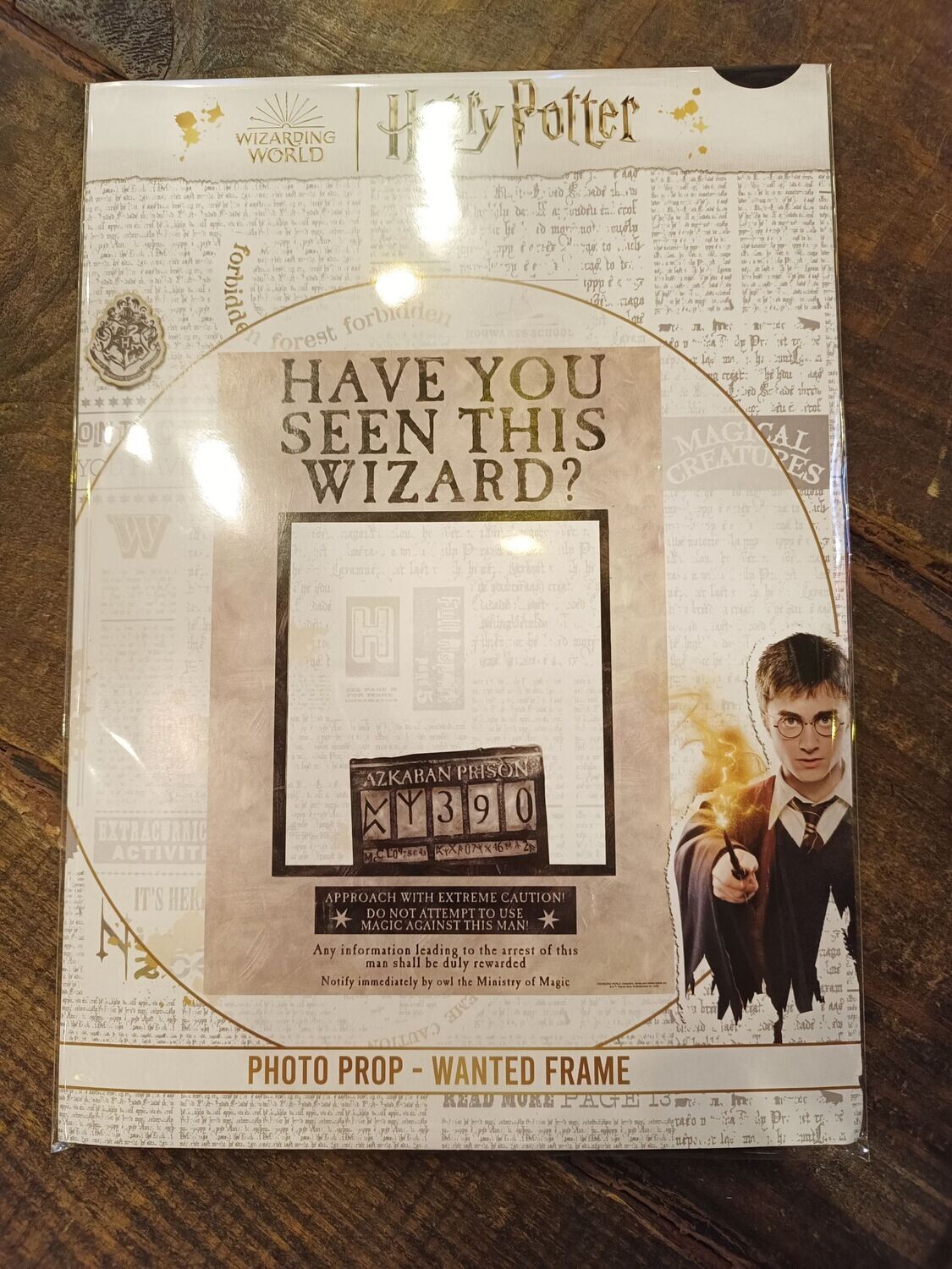 PHOTOCALL HAVE YOU SEEN THIS WIZARD? BLACK HARRY POTTER