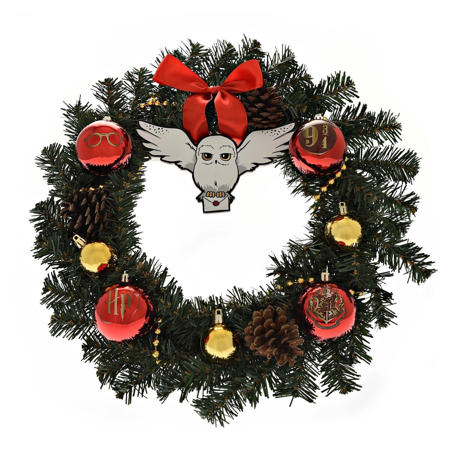 CORONA NAVIDAD HEDWIG HARRY POTTER