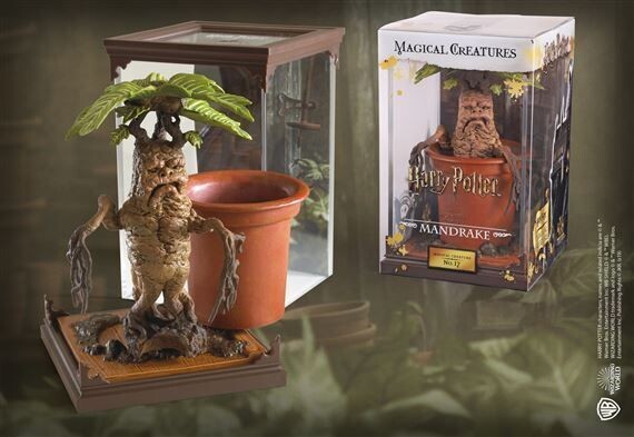 FIGURA MANDRAGORA CRIATURAS MAGICAS NOBLE COLLECTION