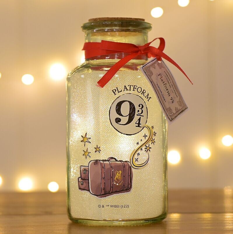 LAMPARA JARRA PLATAFORMA 9 3/4 HARRY POTTER