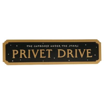 CARTELERIA 3D PRIVET DRIVE ALUMBRA OSCURIDAD HARRY POTTER