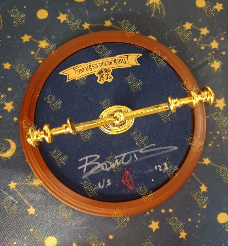 REPLICA PIEDRA FILOSOFAL FIRMADO POR NICOLAS FLAMEL (BRONTIS JODOROWSKY)