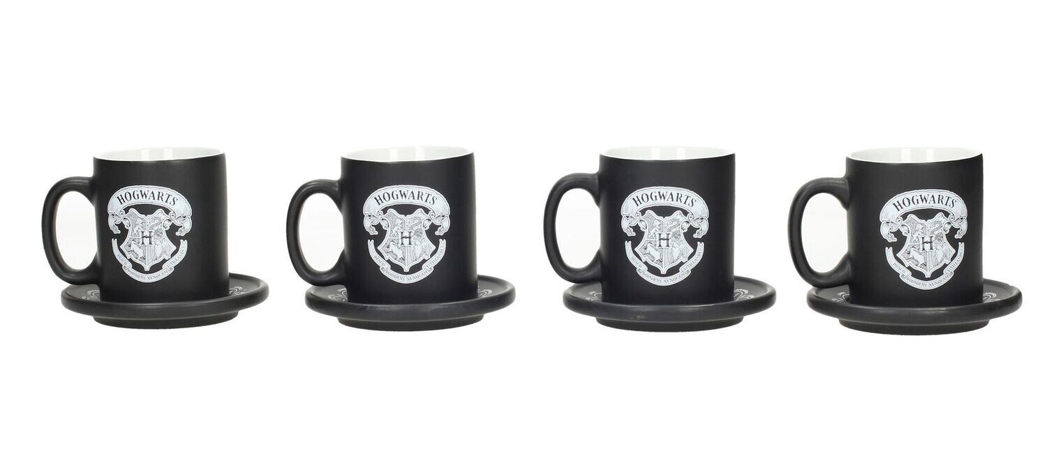 PACK 4 TAZAS ESPRESSO EDICION LIMITADA HARRY POTTER