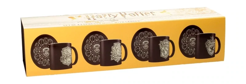 PACK 4 TAZAS ESPRESSO EDICION LIMITADA HARRY POTTER