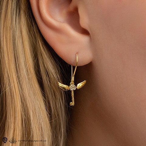 PENDIENTES LLAVES VOLADORAS HARRY POTTER