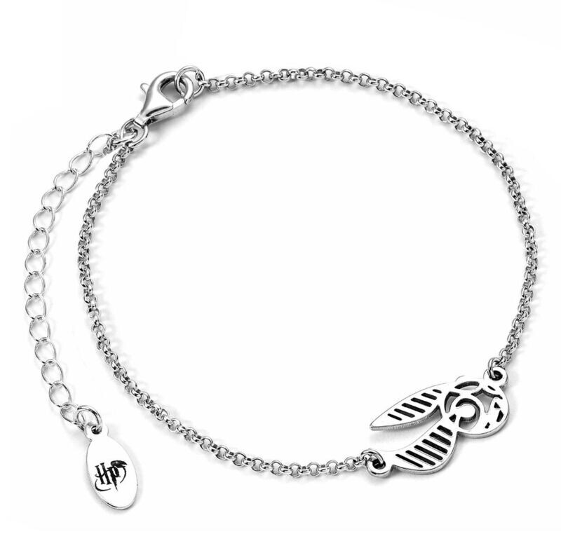 PULSERA SNITCH DORADA PLATA LEY HARRY POTTER