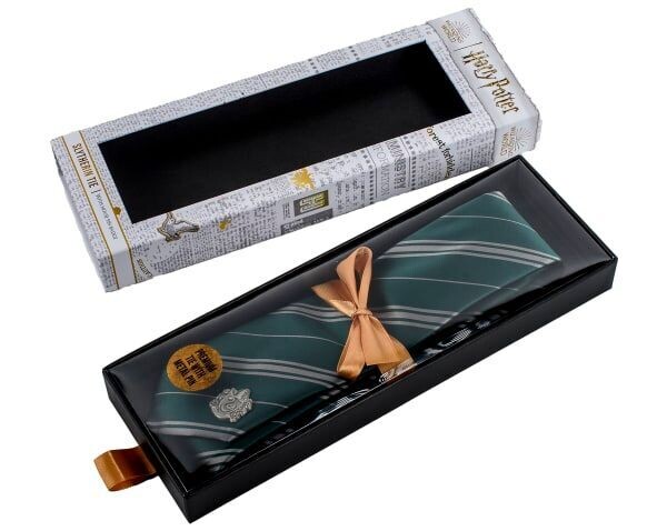 SET CORBATA SLYTHERIN DELUXE HARRY POTTER