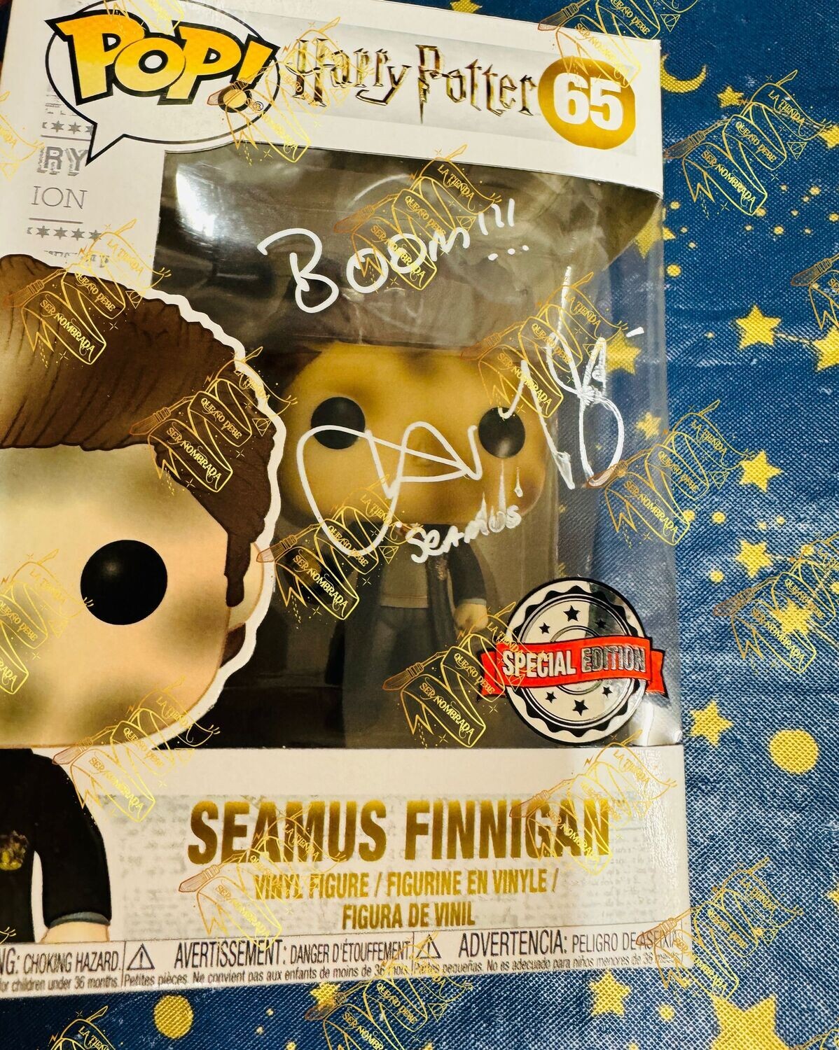 FUNKO POP Nº 65 EXCLUSIVO FIRMADO POR SEAMUS FINNIGAN (DEVON MURRAY)