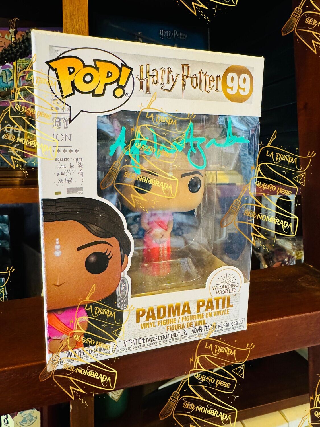 FUNKO POP FIRMADO POR PADMA PATIL (AFSHAN AZAD)