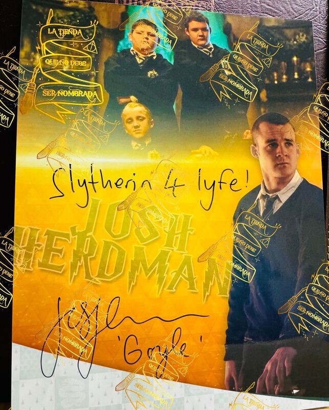 FOTOGRAFIA FIRMADA POR GREGORY GOYLE (JOSH HERDMAN)