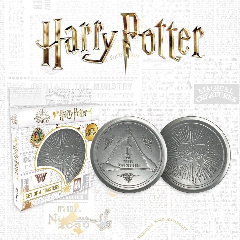 SET 4 POSAVASOS COLECCIONISTA HARRY POTTER