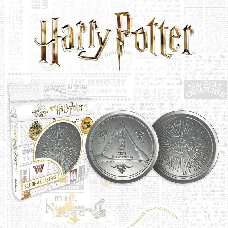 SET 4 POSAVASOS COLECCIONISTA HARRY POTTER