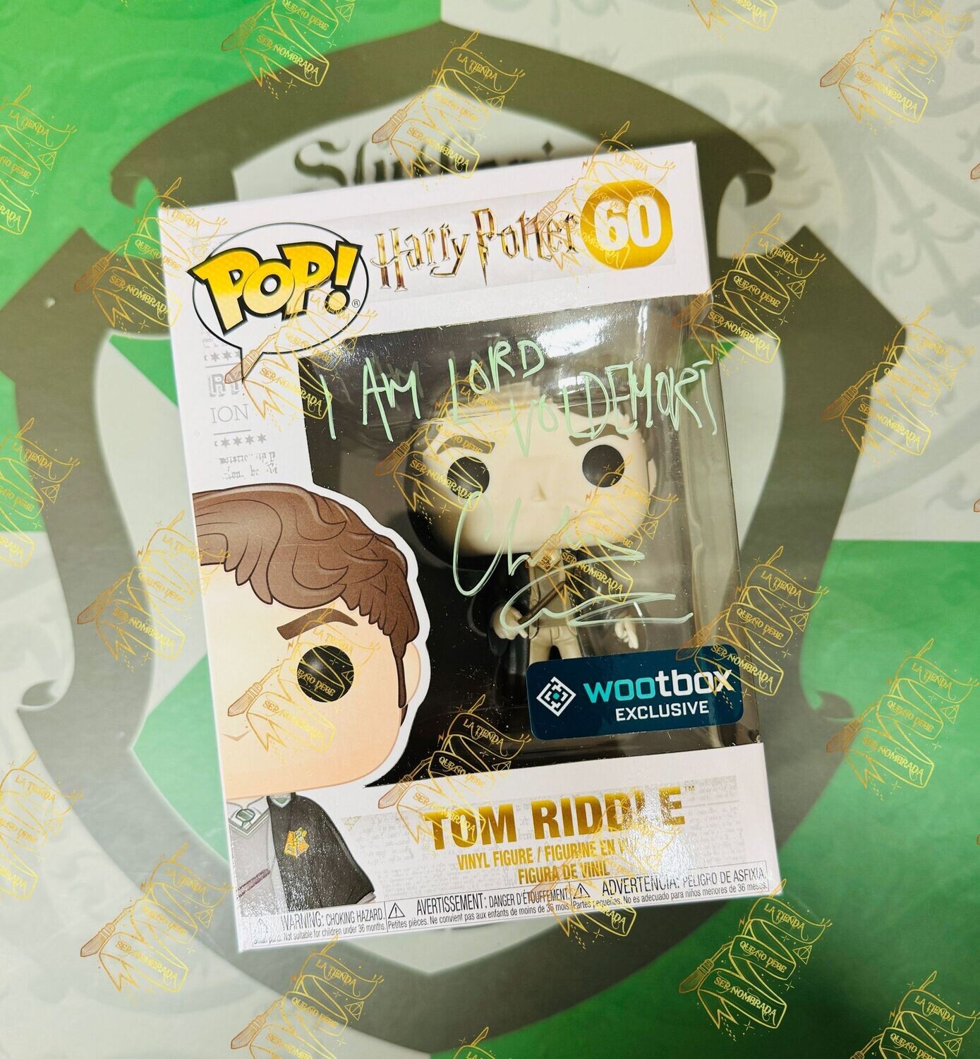 FUNKO POP Nº60 EXCLUSIVO FIRMADO POR TOM RIDDLE (CHRISTIAN COULSON)