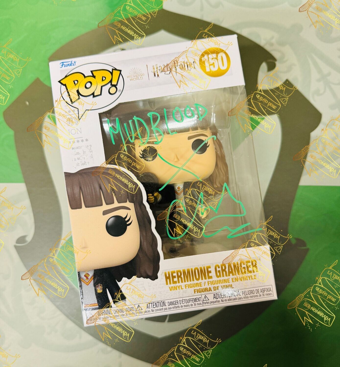 FUNKO POP HERMIONE GRANGER Nº150 FIRMADO POR TOM RIDDLE (CHRISTIAN COULSON)