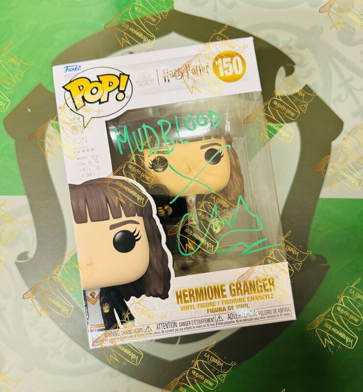 FUNKO POP HERMIONE GRANGER Nº150 FIRMADO POR TOM RIDDLE (CHRISTIAN COULSON)