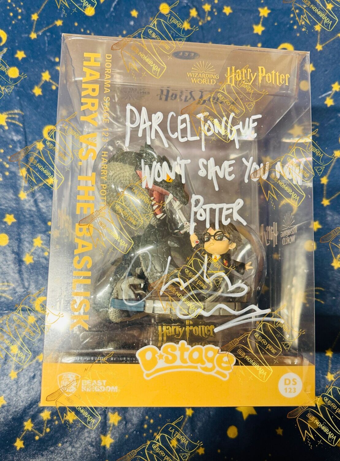 DIORAMA HARRY VS BASILISCO FIRMADO POR TOM RIDDLE (CHRISTIAN COULSON)