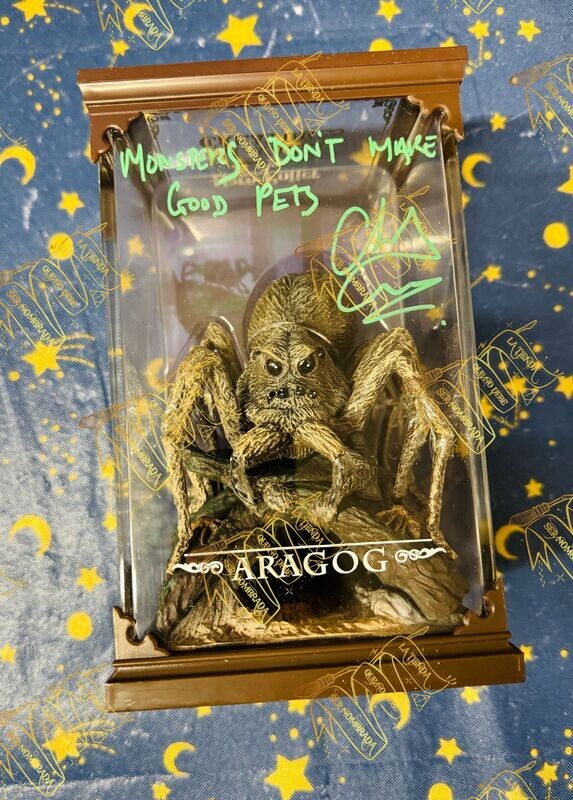 FIGURA ARAGOG FIRMADO POR TOM RIDDLE (CHRISTIAN COULSON)