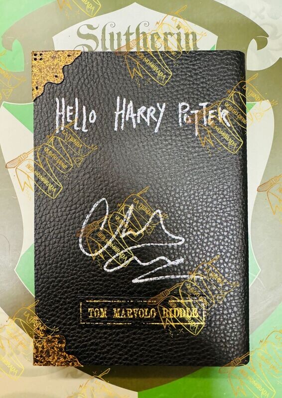 DIARIO TOM RIDDLE FIRMADO POR TOM RIDDLE (CHRISTIAN COULSON)