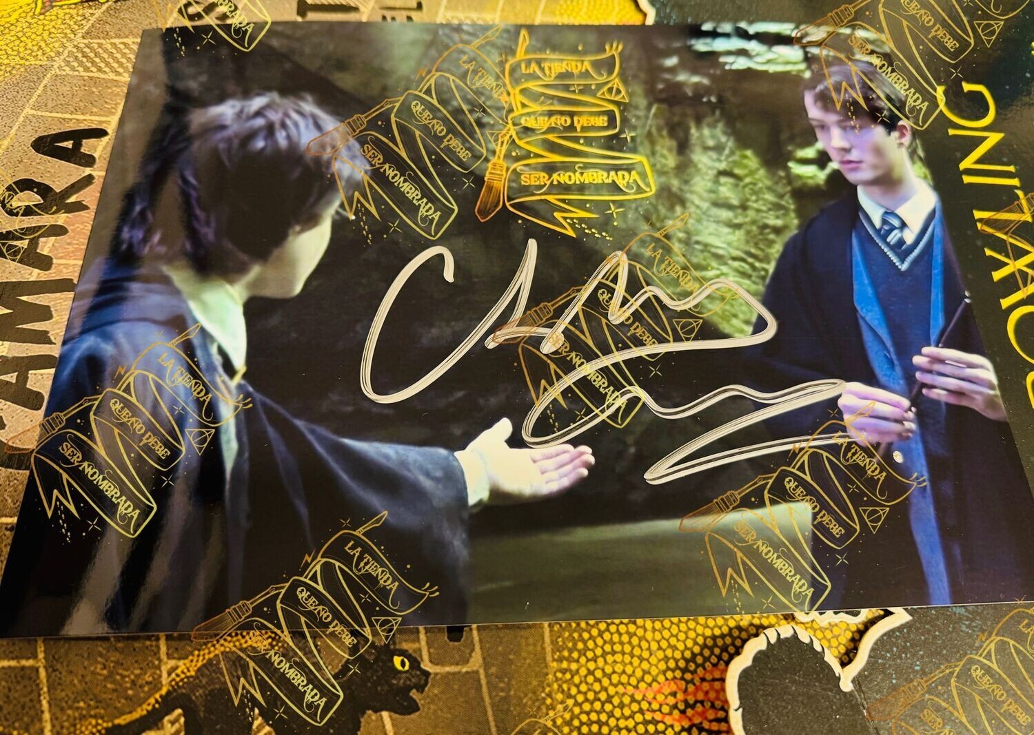 ​FOTOGRAFÍA FIRMADA POR TOM RIDDLE (CHRISTIAN COULSON)