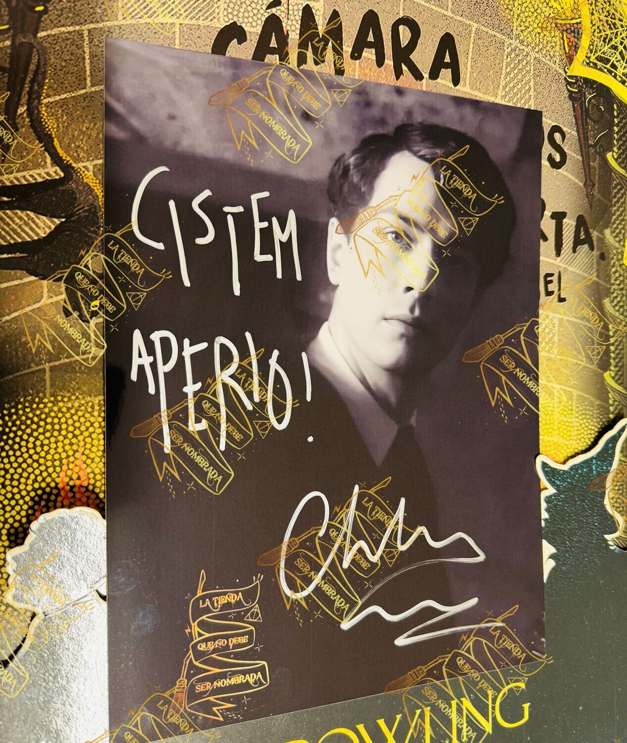 ​​FOTOGRAFÍA FIRMADA POR TOM RIDDLE (CHRISTIAN COULSON)