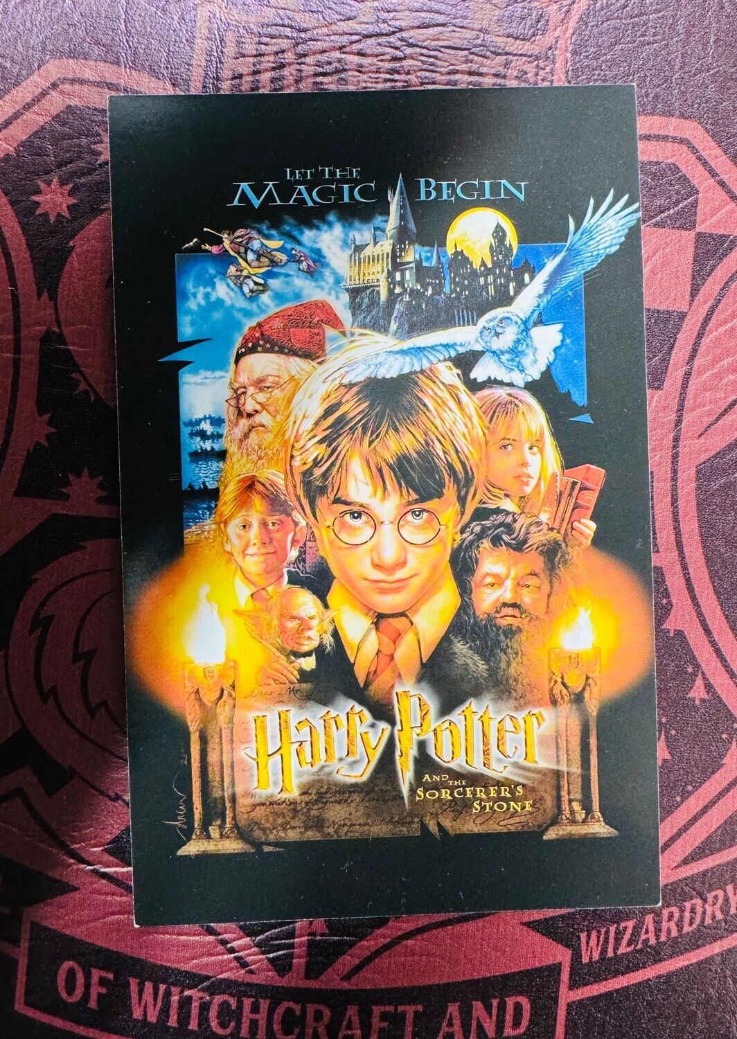 POSTAL HARRY POTTER Y LA PIEDRA FILOSOFAL