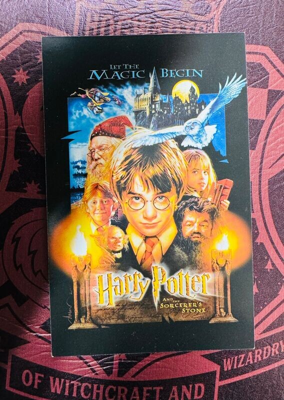 POSTAL HARRY POTTER Y LA PIEDRA FILOSOFAL