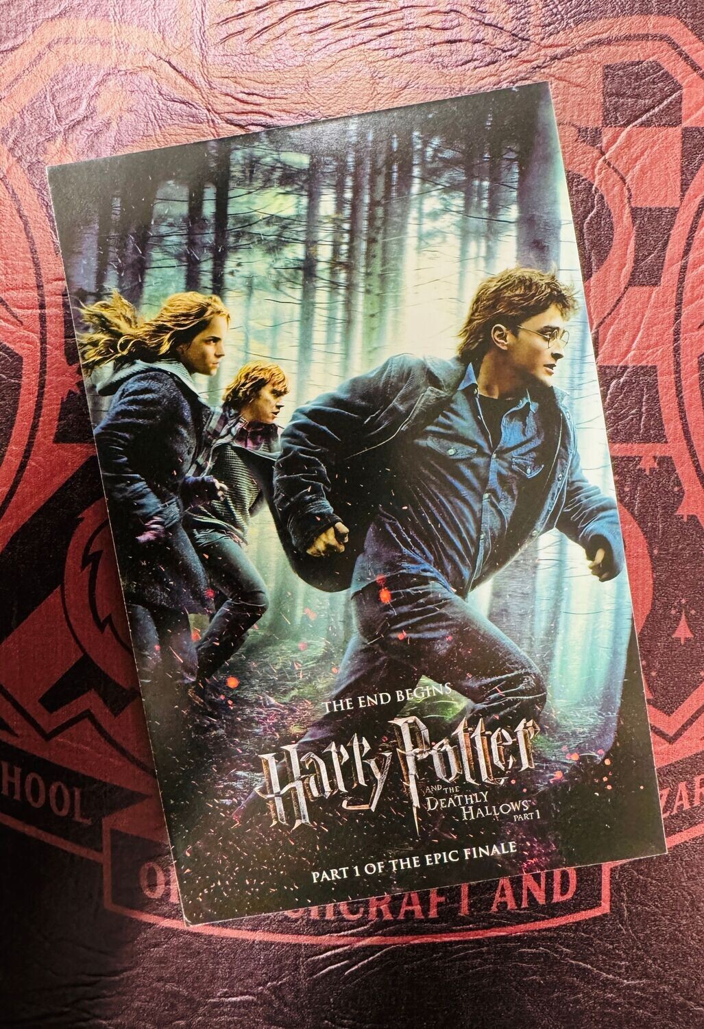 POSTAL HARRY POTTER Y LAS RELIQUIAS DE LA MUERTE PARTE 1