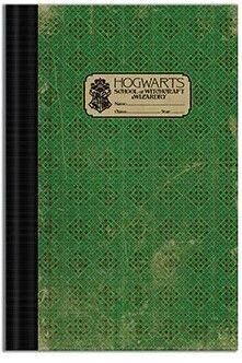 NOTEBOOK HOGWARTS SLYTHERIN HARRY POTTER