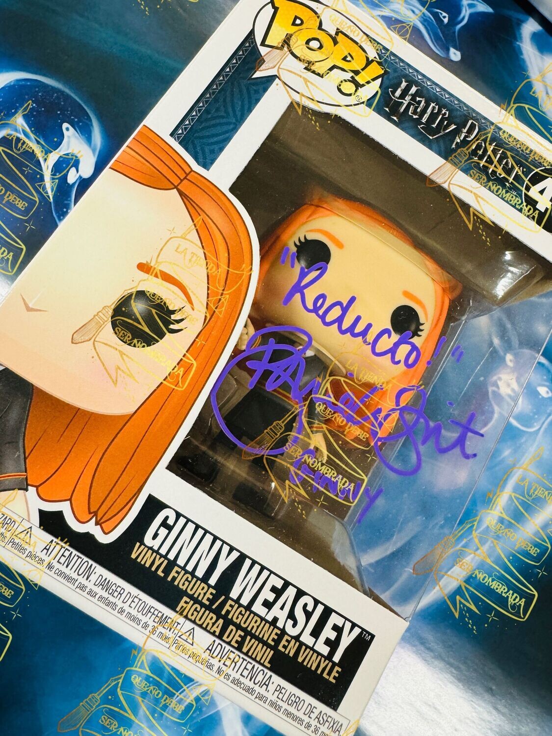 FUNKO POP GINNY WEASLEY Nº46 FIRMADO POR (BONNIE WRIGHT)