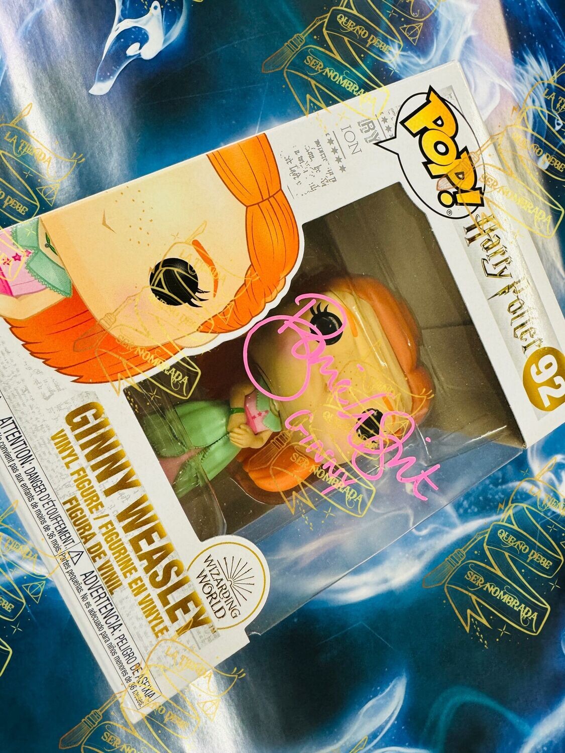 FUNKO POP GINNY WEASLEY Nº92 FIRMADO POR (BONNIE WRIGHT)