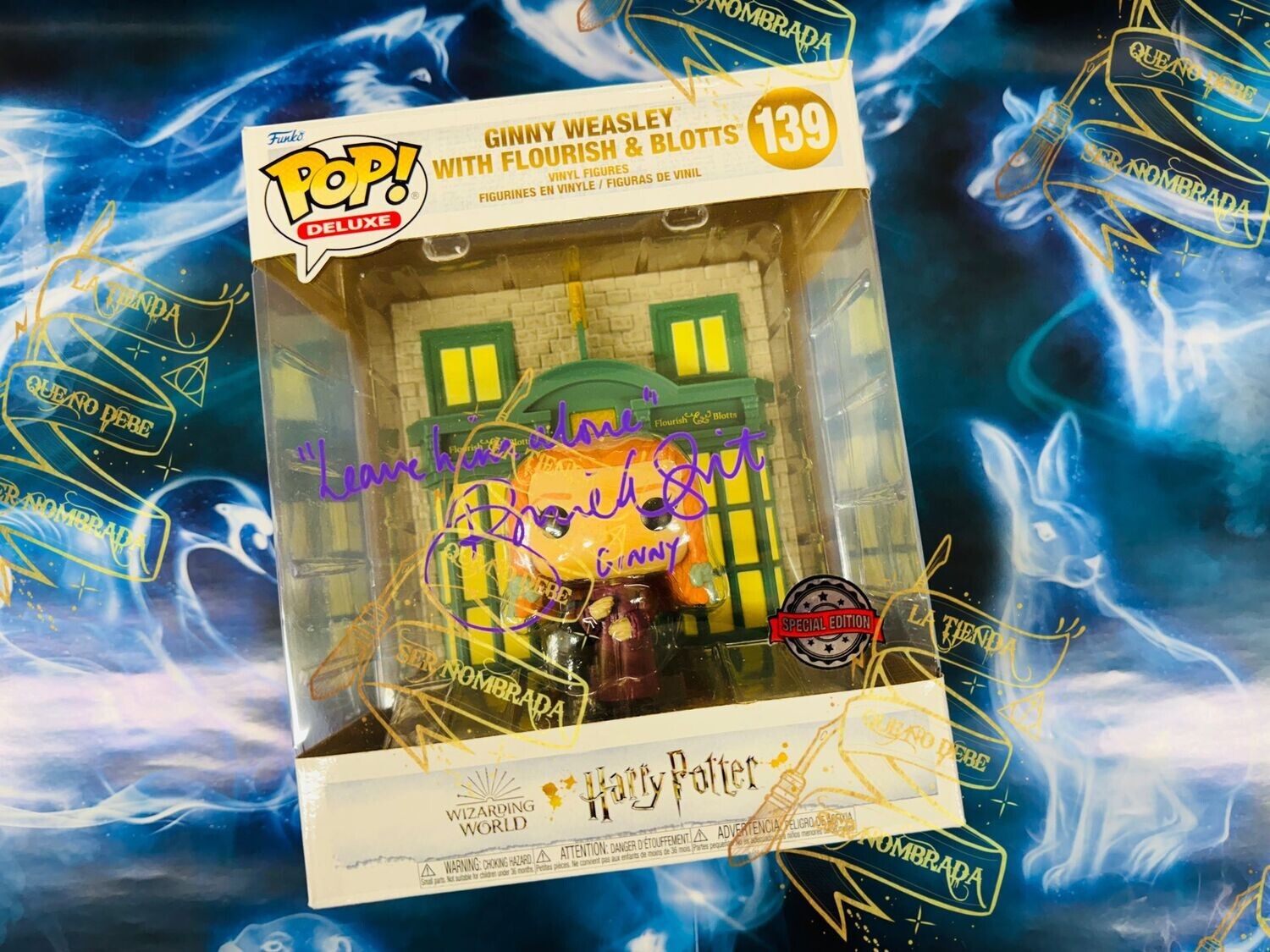 FUNKO POP GINNY WEASLEY EDICION ESPECIAL Nº139 FIRMADO POR (BONNIE WRIGHT)