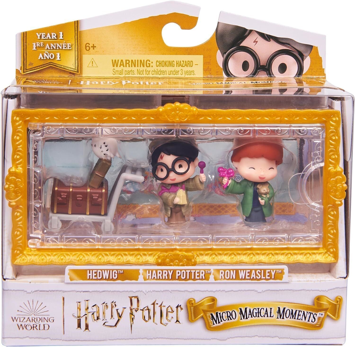 SET 3 FIGURAS MICRO MAGICAL MOMENTS SERIE 1 HARRY POTTER