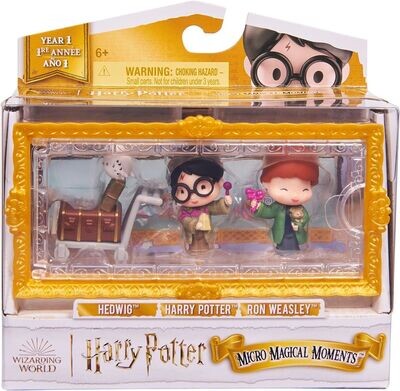 SET 2 FIGURAS MICRO MAGICAL MOMENTS SERIE 1 HARRY POTTER