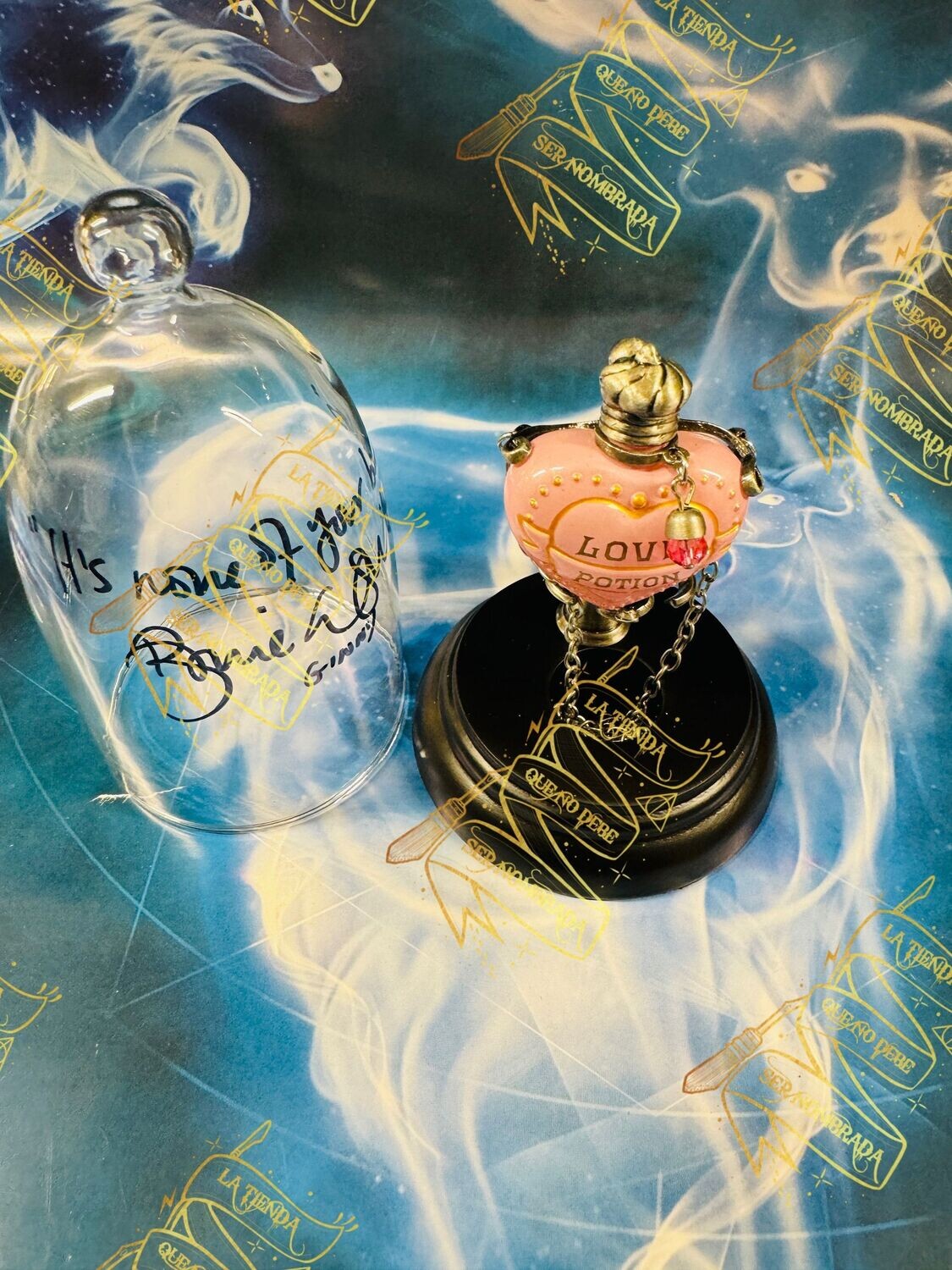 REPLICA POCION DE AMOR FIRMADA POR GINNY WEASLEY (BONNIE WRIGHT)