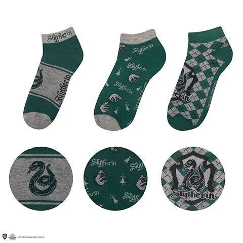 SET CALCETINES SLYTHERIN HARRY POTTER CINE REPLICAS