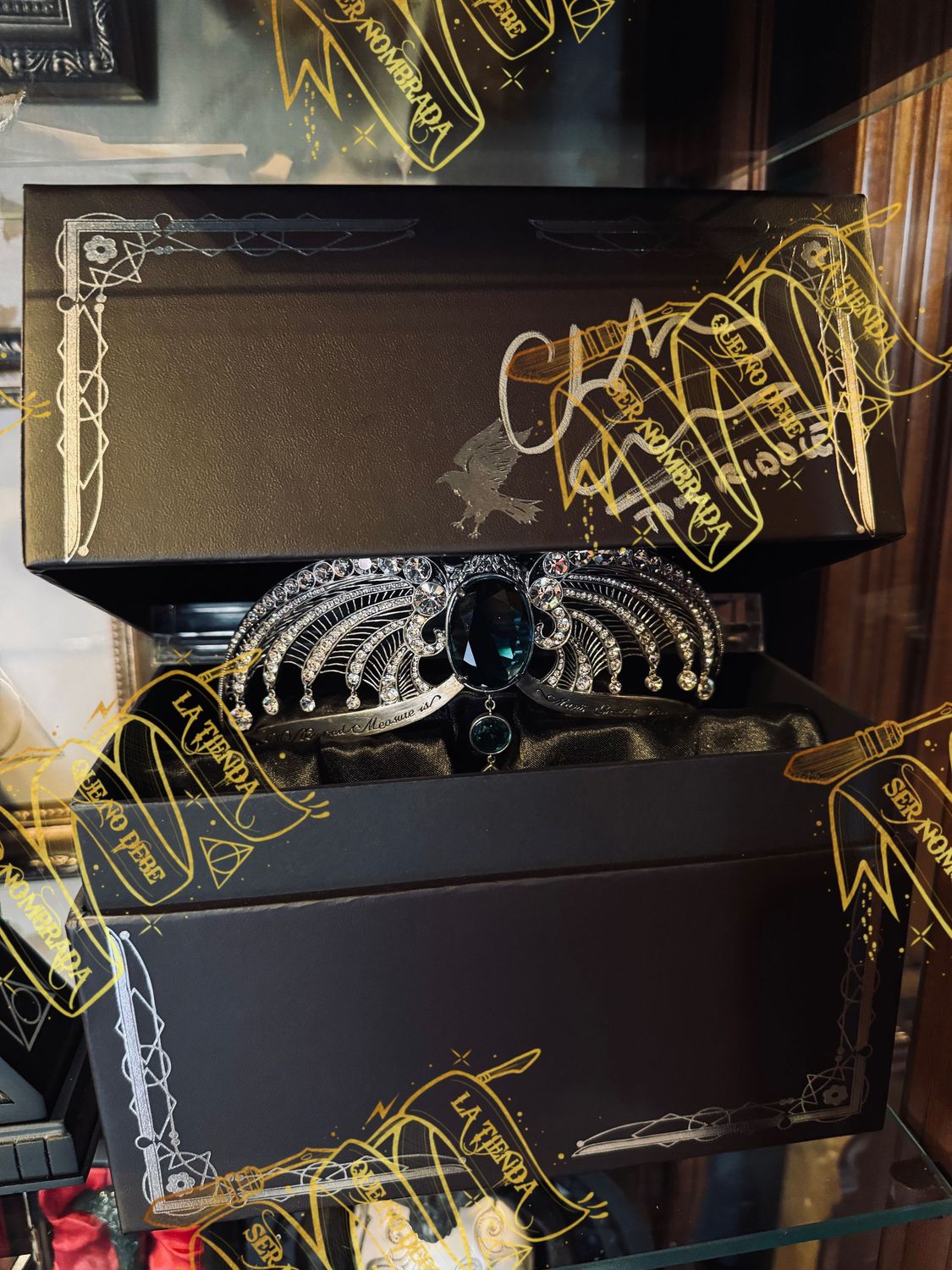REPLICA DIADEMA DE ROWENA RAVENCLAW FIRMADO POR TOM RIDDLE (CHRISTIAN COULSON)