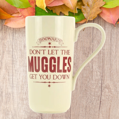 TAZA LATTE DON´T LET THE MUGGLES GET YOU DOWN HARRY POTTER