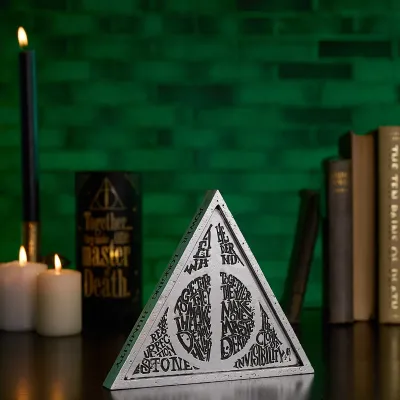 FIGURA 3D RELIQUIAS DE LA MUERTE HARRY POTTER