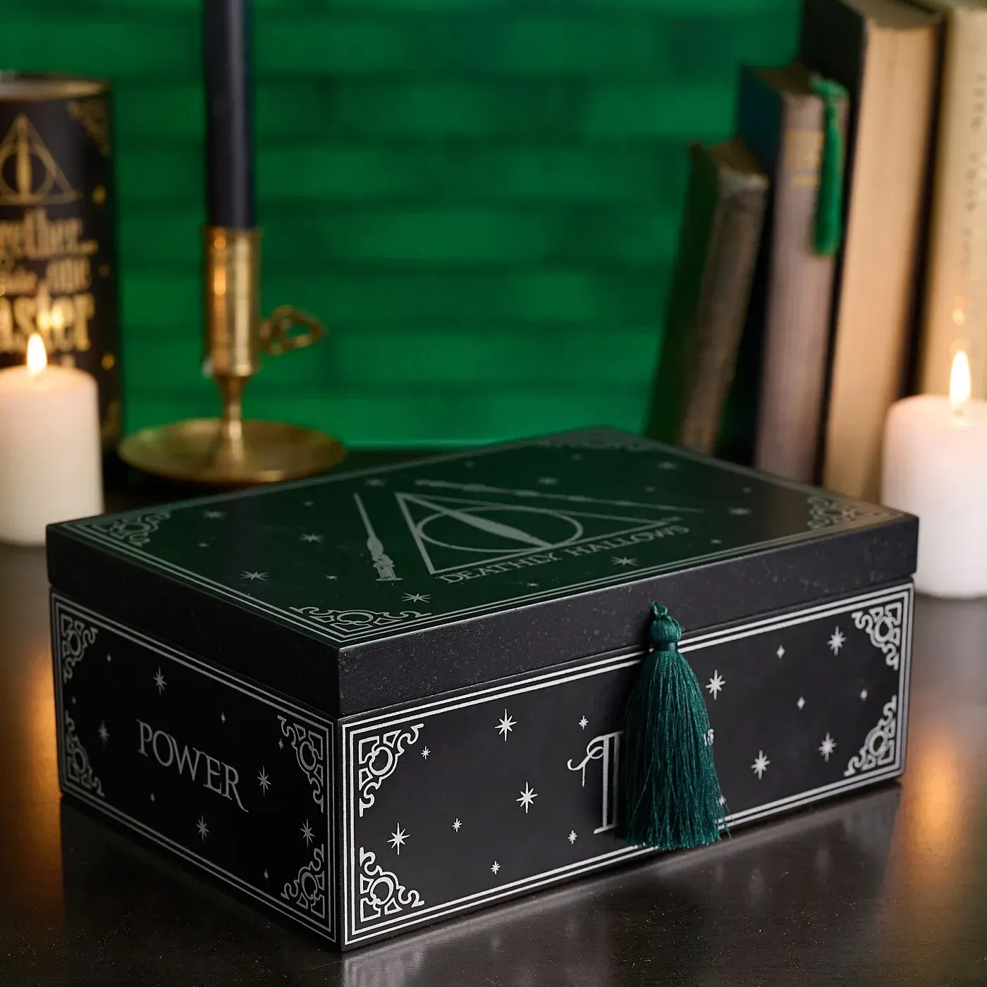 JOYERO MADERA RELIQUIAS DE LA MUERTE HARRY POTTER